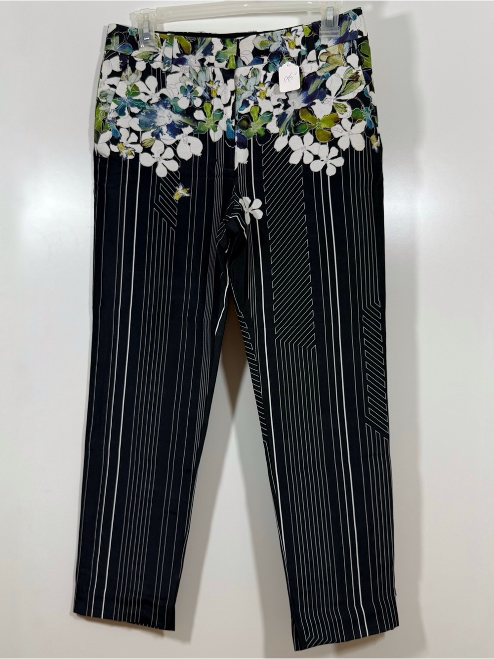 NWT 3.1 Philip Lim Stovepipe Floral Trousers Silk Cotton Size 2